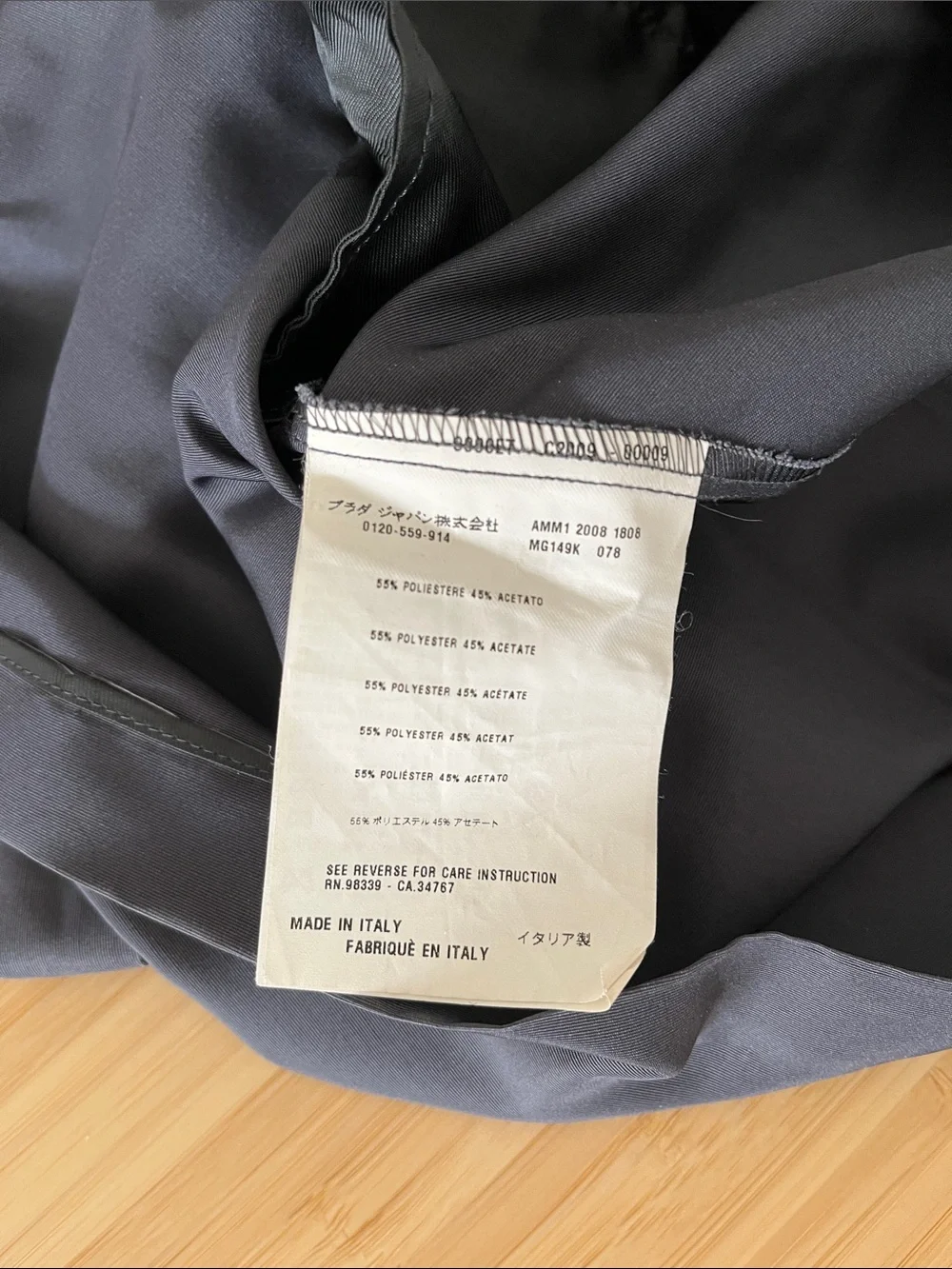 Miu Miu bow front mini skirt